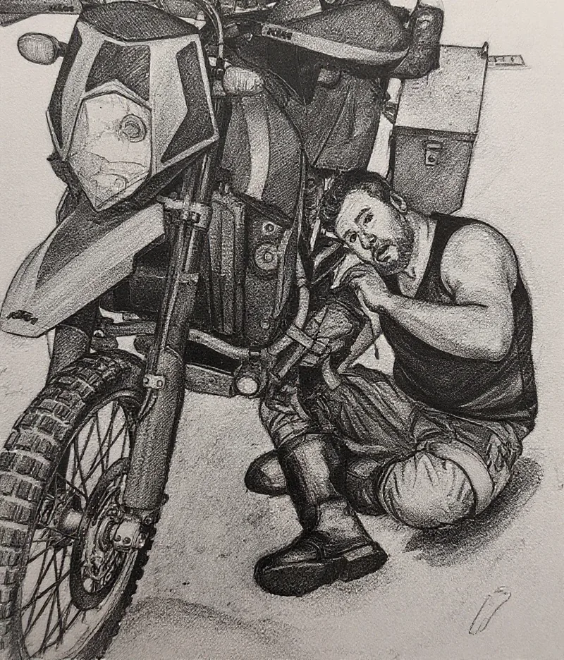 Philipp von WildTraX auf Offroad-Piste