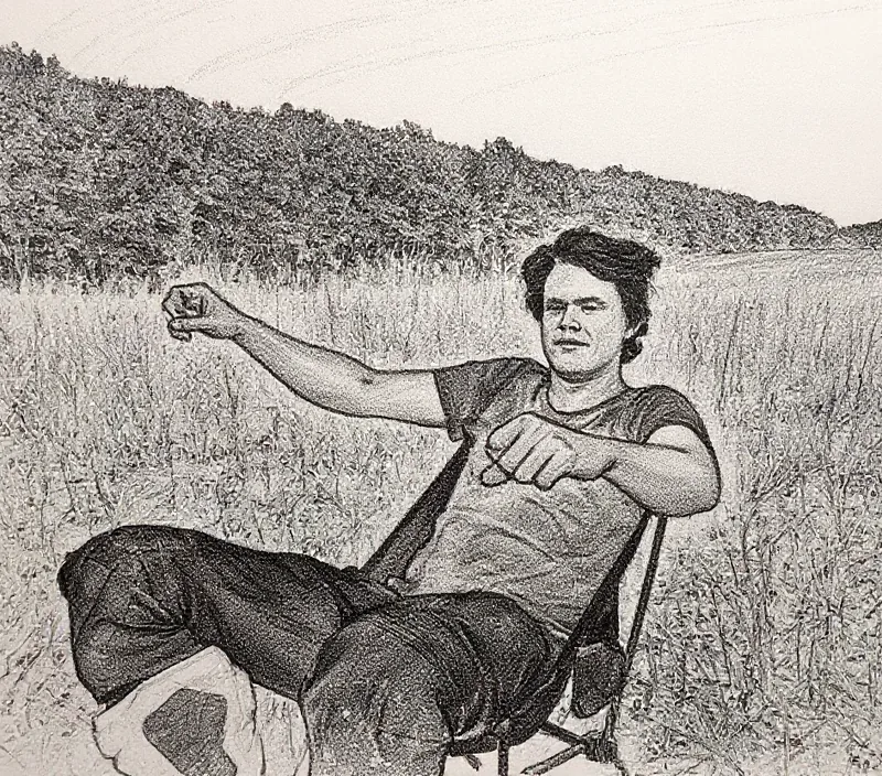 Mario von WildTraX auf Schottertrail