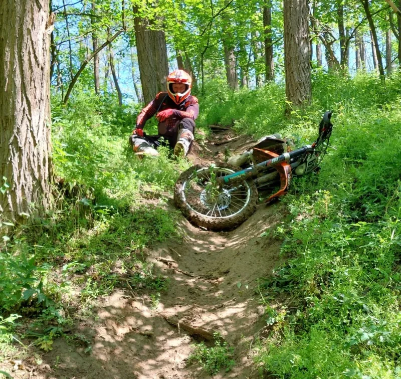 Mario von WildTraX auf Schottertrail