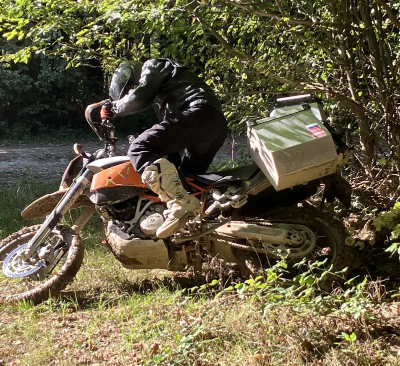 Philipp von WildTraX auf Offroad-Piste